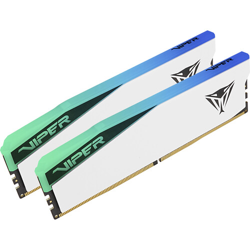 Patriot 64GB Viper Elite 5 DDR5 Memory UDIMM Kit (2 x 32GB&nbspWhite)