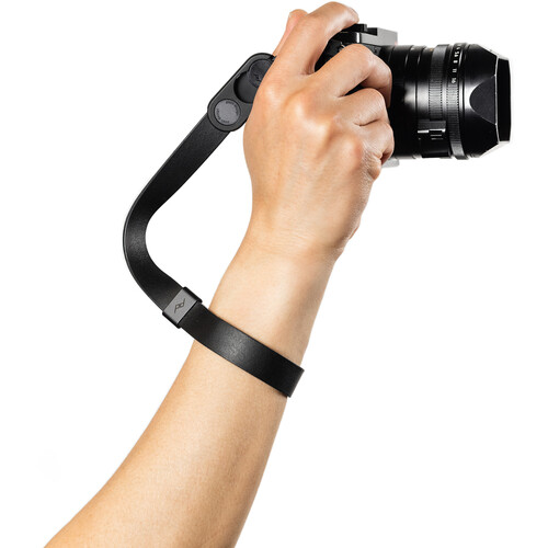 Peak Design Cuff Leather Camera Wrist Strap (Black)