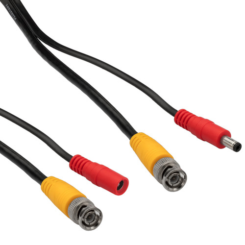 Pearstone BNC Extension Cable with Power for CCTVs (150 ft)