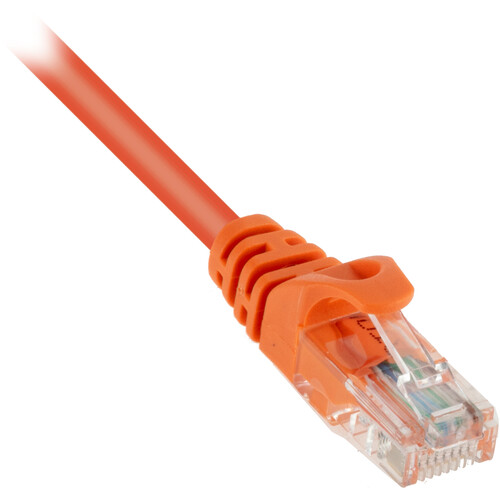Pearstone Cat 5e Snagless Network Patch Cable (Orange 50')