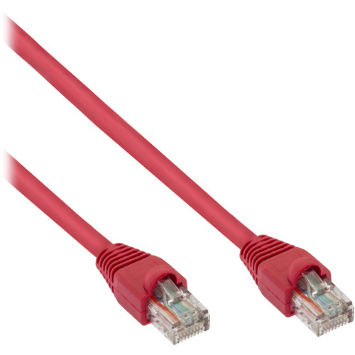 Pearstone Cat 6a Snagless Patch Cable (50' Red)