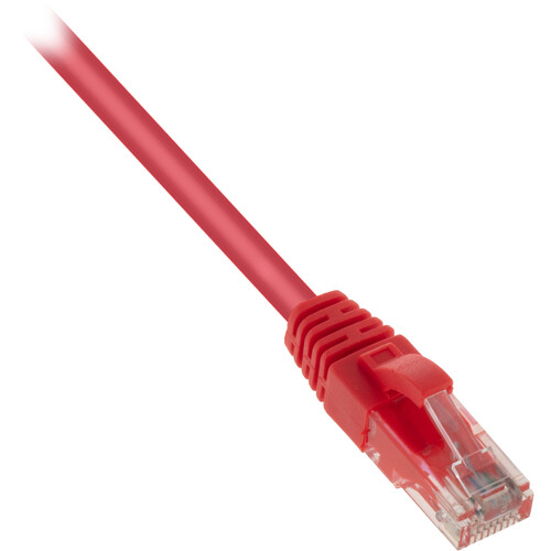 Pearstone Cat 6 Snagless Network Patch Cable (Red 3')