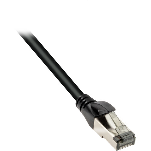 Pearstone Cat 7 Double-Shielded Ethernet Patch Cable (14' Black)