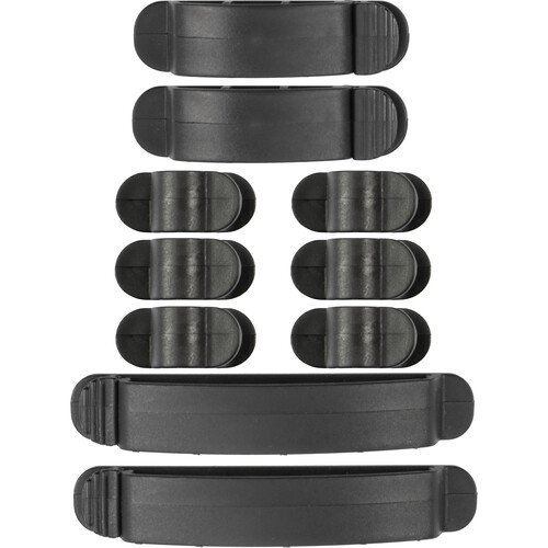 Pearstone Plastic Cable Organizers (10-Pack Assorted)