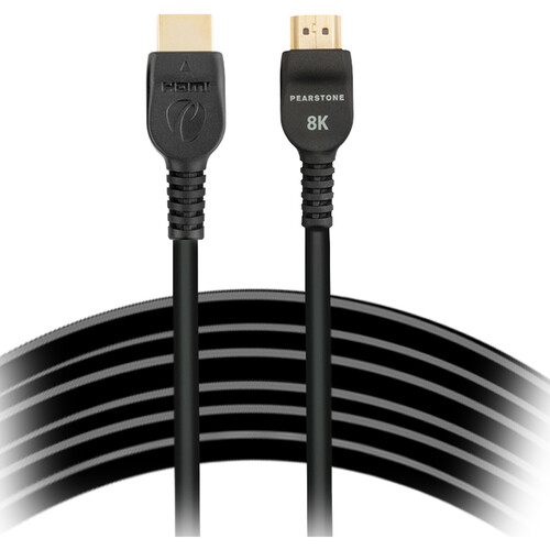 Pearstone HDA-815 8K Ultra-High Speed HDMI Cable (Black 15')