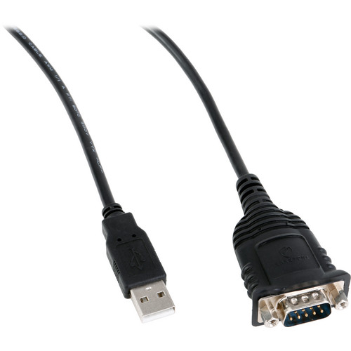 Pearstone 2' USB To Serial Adapter Cable USB-DB9M2 B&H Photo