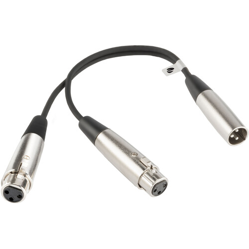 Pearstone XM-2XF XLR Male to 2 XLR Female Y-Cable (6