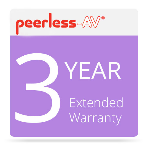 Peerless-AV 3-Year Extended Warranty for Displays