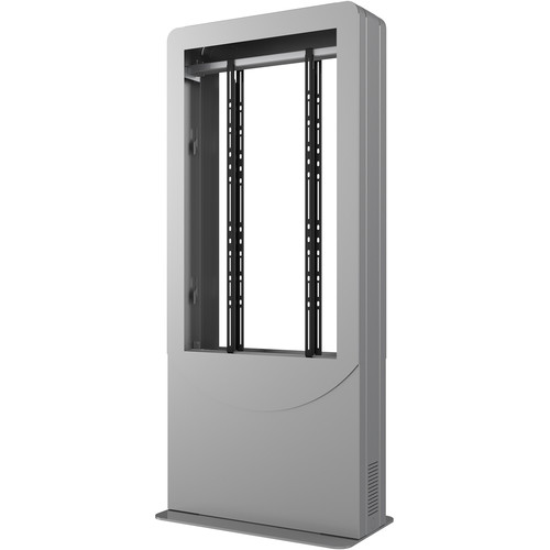 Peerless-AV Floorstanding Portrait Back-to-Back Kiosk for Two 55
