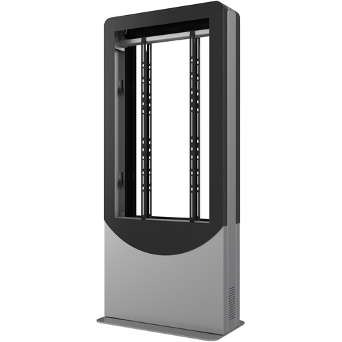 Peerless-AV Floorstanding Portrait Back-to-Back Kiosk for Two 65