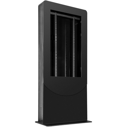Peerless-AV Floorstanding Back-to-Back Portrait Kiosk for Two 65