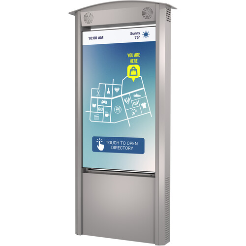Peerless-AV Dual-Sided Smart City Kiosk with 55