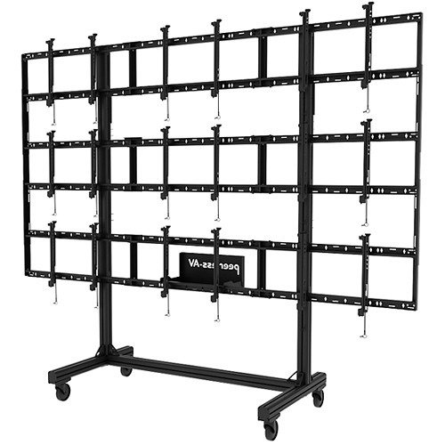 Peerless-AV Portable Video Wall Cart for 46 to 55