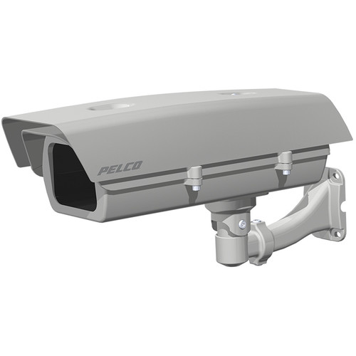 Pelco EH20-3-H Enclosure with Heater Blower 110 to 230 VAC Sun Shroud and Wall Mount Bracket