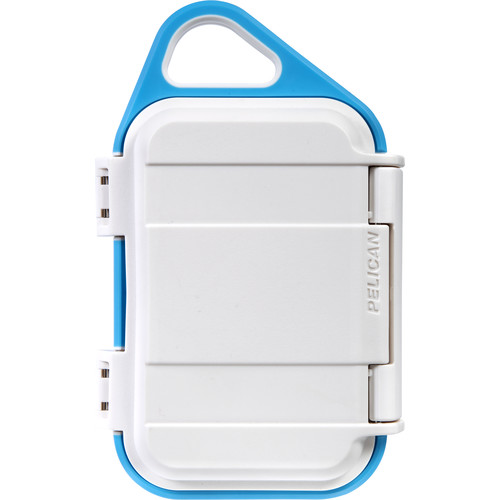Pelican Go G10 Case - Waterproof Case (White/Aqua)