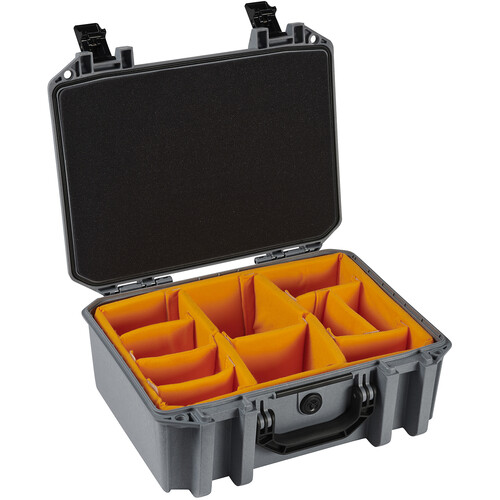 Pelican Vault V300 Case with Padded Dividers (Gray 18.7L)