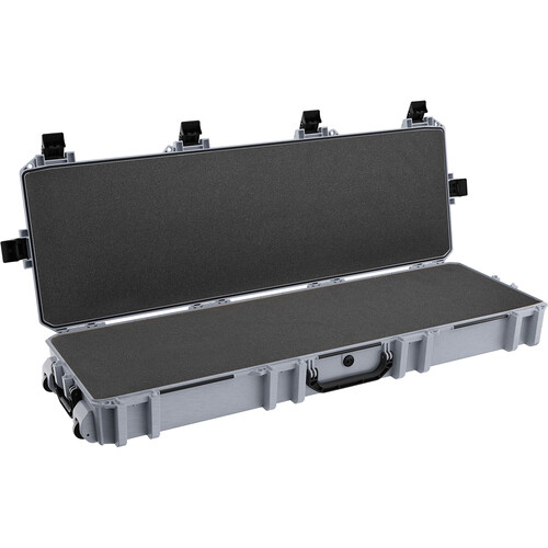 Pelican Vault V800 Tactical Rifle Wheeled Hard Case with Foam Insert (Ghost Gray 83L)