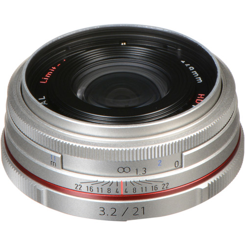 Pentax HD Pentax DA 21mm f/3.2 AL Limited Lens (Silver)