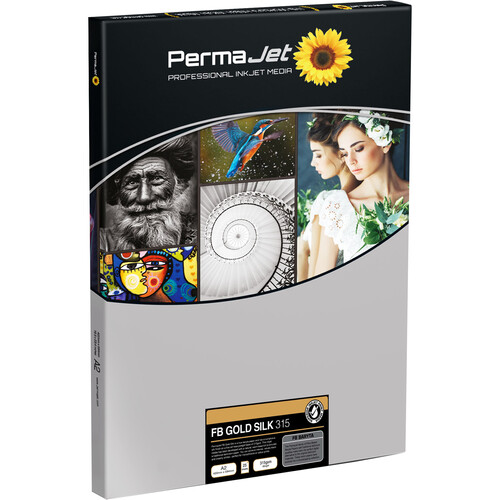 PermaJetUSA FB Gold Silk 315 Baryta Paper (A2 25 Sheets)