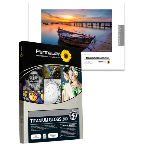 PermaJetUSA Titanium Gloss 300 Digital Photo Paper (11.7 x 16.5