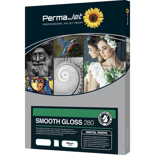 PermaJetUSA Smooth Gloss 280 Digital Photo Paper (A4 1000 Sheets)