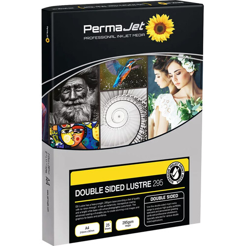 PermaJetUSA Double-Sided Luster 295 gsm Inkjet Paper (A4 250 Sheets)
