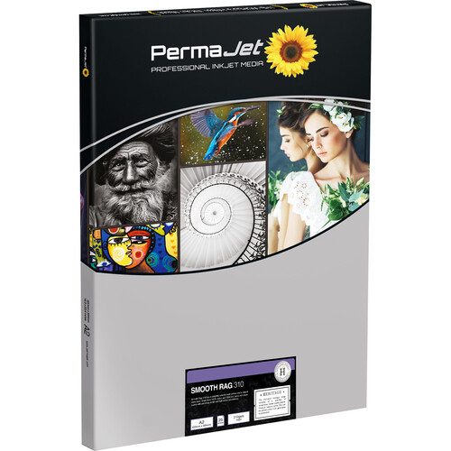 PermaJetUSA Smooth Rag 310 Fine Art Inkjet Paper (A2 25 Sheets)