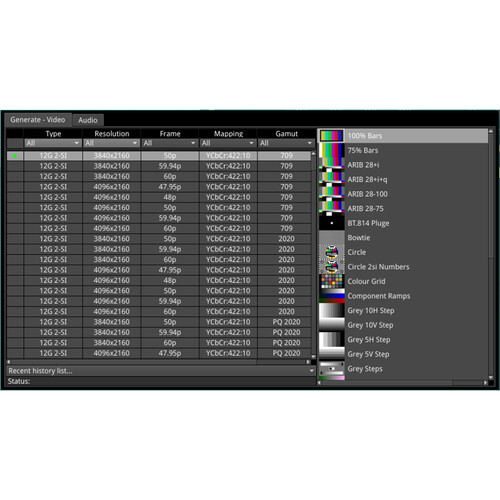 PHABRIX Audio/Video Signal Generator for Qx IP Analyzer