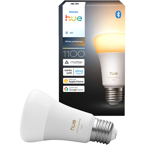 Philips Hue A21 Bulb with Bluetooth (White Ambiance Matter)