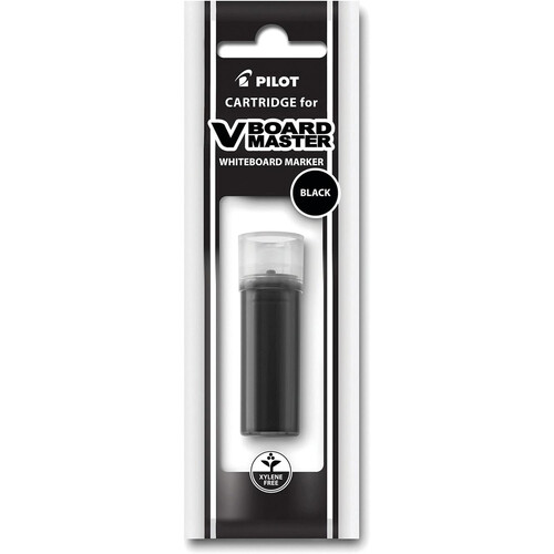 PILOT V Board Master BEGREEN Whiteboard Marker Refill Cartridge (Black 12-Pack)