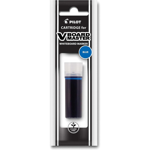 PILOT V Board Master BEGREEN Whiteboard Marker Refill Cartridge (Blue 12-Pack)