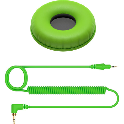 Pioneer DJ HC-CP08 Accessory Pack for HDJ-CUE1 Headphones (Green)