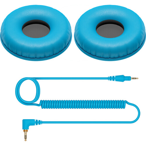 Pioneer DJ HC-CP08 Accessory Pack for HDJ-CUE1 Headphones (Blue)