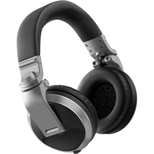 Pioneer DJ HDJX5 OverEar DJ Headphones (Silver) HDJX5S B&H