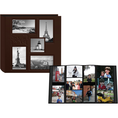 Pioneer Photo Albums 5COL240 Collage Frame Embossed Sewn Leatherette 4x6