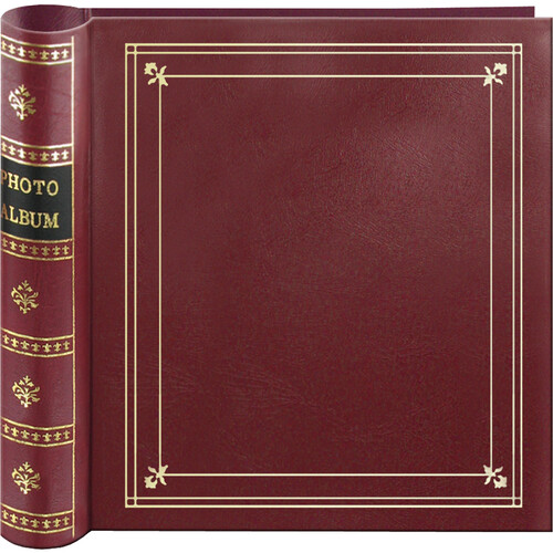 Pioneer Photo Albums Bi-Directional Memo Pocket Album (Burgundy 4 x 6