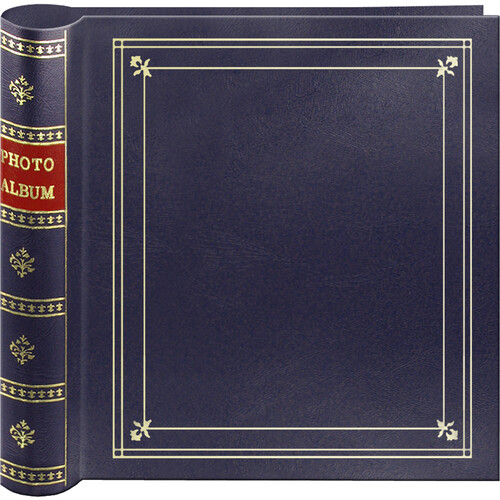 Pioneer Photo Albums Bi-Directional Memo Pocket Album (Navy Blue 4 x 6