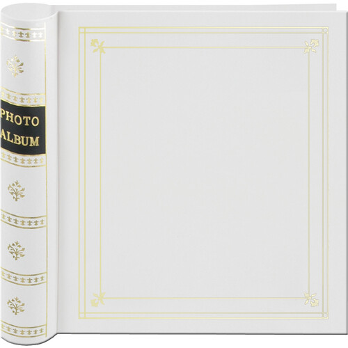 Pioneer Photo Albums Bi-Directional Memo Pocket Album (White 4 x 6
