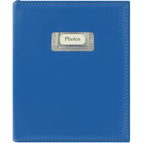 Pioneer Photo Albums CTS-246 Sewn Photo Album with Silver ID Cover (Bright Blue)