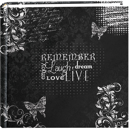 Pioneer Photo Albums Chalkboard Printed Memo Bi-Directional Album (Remember)