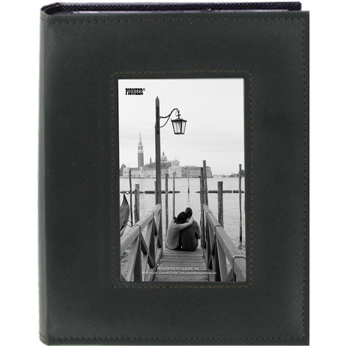 Pioneer Photo Albums Sewn Photo Album with Frame Cutout - For 4 x 6