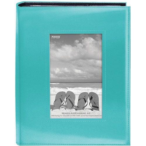 Pioneer Photo Albums Sewn Photo Album with Frame Cutout - For 4 x 6