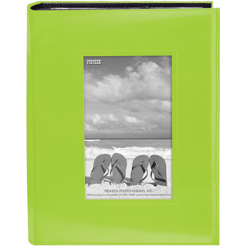 Pioneer Photo Albums Sewn Photo Album with Frame Cutout - For 4 x 6