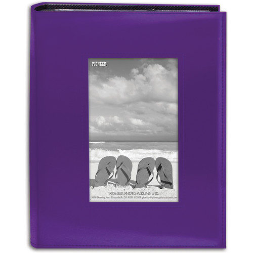 Pioneer Photo Albums Sewn Photo Album with Frame Cutout - For 4 x 6