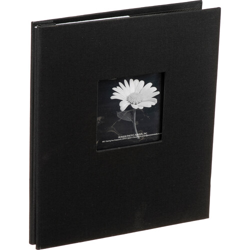 Pioneer Photo Albums MB811CBF/BK Top Loading Scrapbook with Leatherette Cover (Black)