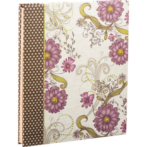 Pioneer Photo Albums Postbound Scrapbook (Berry Blossoms 11.75 x 14