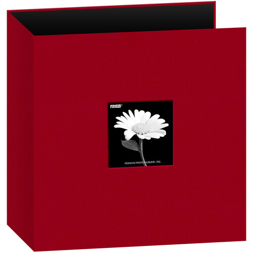 Pioneer Photo Albums 3-Ring Binder Scrapbook (Red)