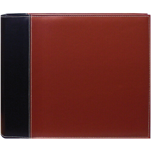 Pioneer Photo Albums Oxford Wide-Size 3-Ring Binder Scrapbook (Black/Brown 12 x12