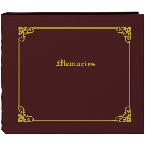 Pioneer Photo Albums Oxford Wide-Size 3-Ring Binder Scrapbook (Italian Burgundy 12 x12