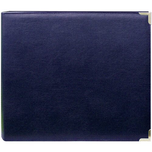 Pioneer Photo Albums Oxford Wide-Size 3-Ring Binder Scrapbook (Navy Blue Oxford 12 x12